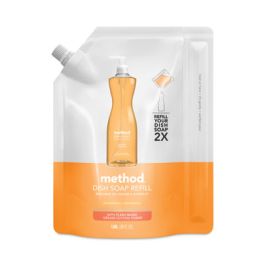 Dish Soap Refill, Clementine Scent, 36 oz Pouch