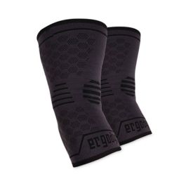 ProFlex 651 Elbow Compression Sleeve, Large, Gray/Black