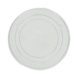 Plastic Cold Cup Lids, Fits 12 oz to 20 oz Cold Cups, Clear, 1,000/Carton