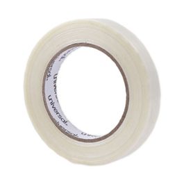 120# Utility Grade Filament Tape, 3" Core, 18 mm x 54.8 m, Clear