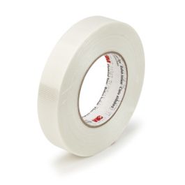 3M™ Filament-Reinforced Electrical Tape 1039, 1 in X 60 yds, Bulk, 3-in paper core, 36 Rolls/Case