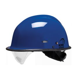 Rescue Helmet with ESS Goggle Mounts and Retractable Eye Protector, Blue, OS 804-3408