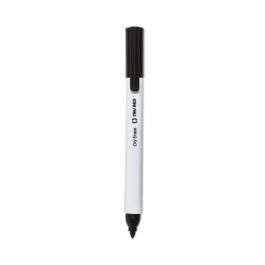 Dry Erase Marker, Tank-Style, Medium Chisel Tip, Black, 4/Pack