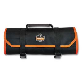 Arsenal 5871 Polyester Tool Roll Up, 21 Compartments, 27 x 14, Polyester, Black