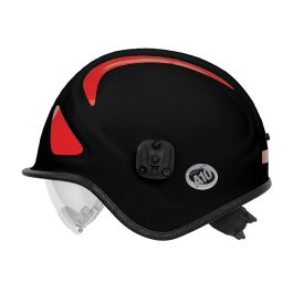 Ambulance & Paramedic Helmet with Retractable Eye Protector, Black, OS 813-3279