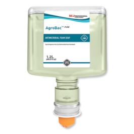 AgroBac Pure Foam Wash Touch Free Cartridge Refill, Unscented, 1.2 L, 3/Carton