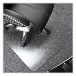 Cleartex Ultimat Polycarbonate Chair Mat for High Pile Carpets, 60" w x 48" l, Clear