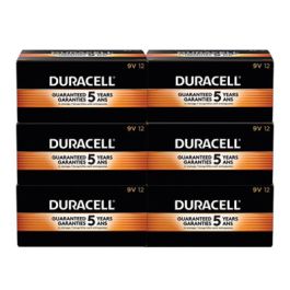 CopperTop Alkaline 9V Batteries, 72/Carton