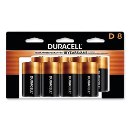 CopperTop Alkaline D Batteries, Peggable Retail Pack, 8/Pack