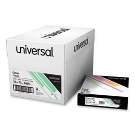 Deluxe Colored Paper, 20 lb Bond Weight, 8.5 x 11, Green, 500 Sheets/Ream, 10 Reams/Carton