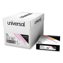 Deluxe Colored Paper, 20 lb Bond Weight, 8.5 x 11, Pink, 500 Sheets/Ream, 10 Reams/Carton