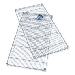 Industrial Extra Shelf Pack, 36w x 18d x 1.5h Steel, Metallic Gray, 2/Pack