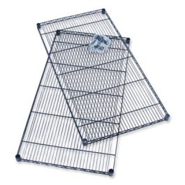 Industrial Extra Shelf Pack, 36w x 24d x 1.5h, Steel, Black, 2/Pack