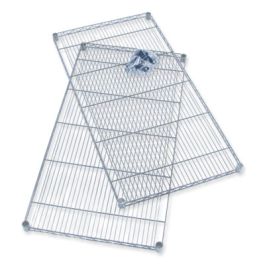 Industrial Extra Shelf Pack, 48w x 18d x 1.5h, Steel, Metallic Gray, 2/Pack