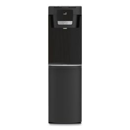 MaxxFill Flex Hot and Cold Water Dispenser, 2.1 gal, 12.2 x 14.2 x 42.33, Black/Stainless Steel