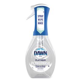 Platinum Powerwash Dish Spray, Free and Clear, Unscented, 16 oz Spray Bottle