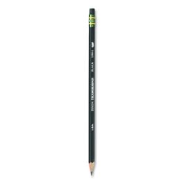 Pencils, HB (#2), Black Lead, Black Barrel, Dozen