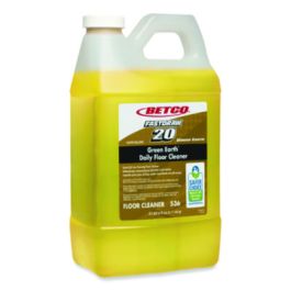 Green Earth Daily Floor Cleaner, 2 L Bottle, Unscented, 4/Carton