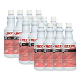 Stix Toilet Bowl Cleaner, Cherry Almond Scent, 32 oz Bottle, 12/Carton