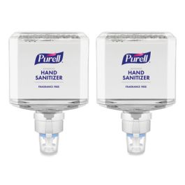 Advanced Hand Sanitizer Gentle and Free Foam, 1,200 mL Refill, Fragrance-Free, For ES8 Dispensers, 2/Carton