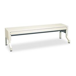 E-Z Sort Satellite Mail Station Base, 57.5 x 18.25 x 14 to 19, Gray