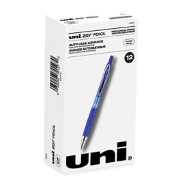 207 Mechanical Pencil, 0.7 mm, HB (#2), Black Lead, Blue Barrel, Dozen