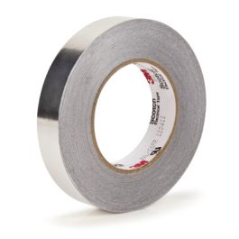 3M™ Laminated Aluminum Foil EMI Shielding Tape AL-36FR, 1 in x 54-1/2 yds, 9 Rolls/Case