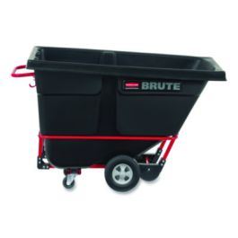 0.5 cu yd BRUTE Rotomolded Tilt Truck, 850 lb Capacity, Black