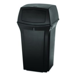 Ranger Fire-Safe Container, 45 gal, Structural Foam, Black