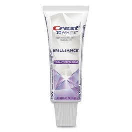 3D White Brilliance Advanced Whitening Technology + Advanced Stain Protection Toothpaste, 0.85 oz Tube, 72/Carton