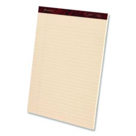 Gold Fibre Writing Pads, Narrow Rule, 50 Canary-Yellow 5 x 8 Sheets, 4/Pack