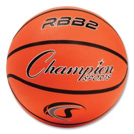 Rubber Sports Ball, Basketball, No. 5 Size, Junior Size, Orange