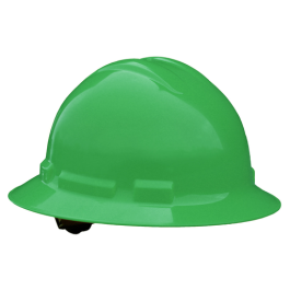 Quartz™ Full Brim 4 Point Ratchet Hard Hat - Green QHR4-Green