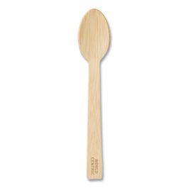 Bamboo Cutlery, Spoon, Paper, Natural, 2,000/Carton