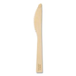 Bamboo Cutlery, Knife, Paper, Natural, 2,000/Carton