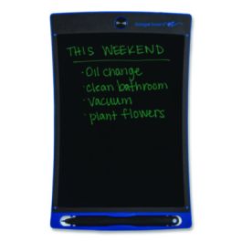 Jot 8.5 Reusable Writing Tablet, 8.5" LCD Screen, 6.75" x 0.62" x 10.37", Blue/Black