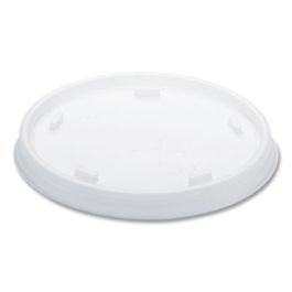 Plastic Cold Cup Lids, Fits 8 oz to 9 oz Cold Cups, Translucent, 100/Pack, 10 Packs/Carton