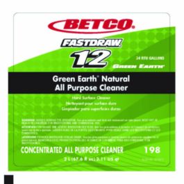 Green Earth Natural All Purpose Cleaner, Clean Scent, 2 L Bottle, 4/Carton