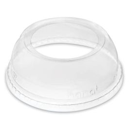 PET Lids, Wide Opening Dome, Fits 12 oz to 24 oz Cold Cups, Plastic, Clear, 1,000/Carton