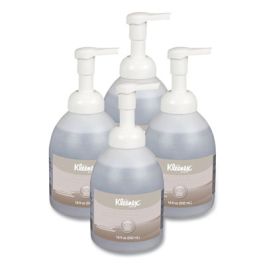 Alcohol-Free Foam Hand Sanitizer, 18 oz Pump Bottle, Fragrance-Free, 4/Carton