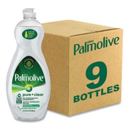 Pure + Clear Dishwashing Liquid, Spring Fresh, 32.5 oz Bottle, 9/Carton
