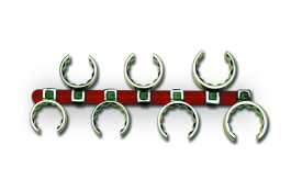 15 Pieces—Flare Nut, 12 Pt. Crowfoot Wrench Set, 1/2" Drive Size, 15 Pieces 703