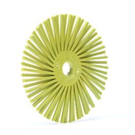Scotch-Brite™ Radial Bristle Disc, 3 in x 3/8 in 360, 10/Carton, 40 ea/Case