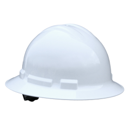 Quartz™ Full Brim 6 Point Ratchet Hard Hat - White QHR6-WHITE