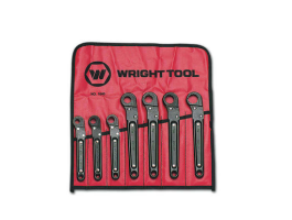 Ratcheting Flare Nut Wrench, 7 Pieces, Black Oxide Finish 1640