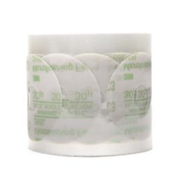 3M™ Microfinishing PSA Film Disc Roll 268L, 3 in x NH x 250, 15 Micron, Type D, Die 300V, 4 Rolls/Case