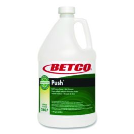 Green Earth Push Enzyme Multipurpose Cleaner, Lemon and Sage Scent, 1 gal Bottle, 4/Carton