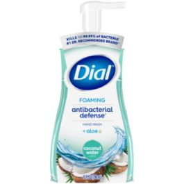 Antibacterial Foaming Hand Wash, Coconut Water Scent, 10 oz, 8/Carton