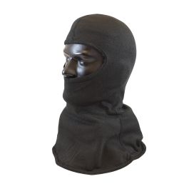 Carbon / Technora Hood with Two Ply Top/Two Ply Bib - Full Face, Black, OS 906-8416CBX