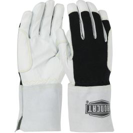 Ironcat® Top Grain Goatskin Leather Tig Welder's Glove with Nomex® Fabric Back - Kevlar® Stitched, Black, 2XL 9073/2XL